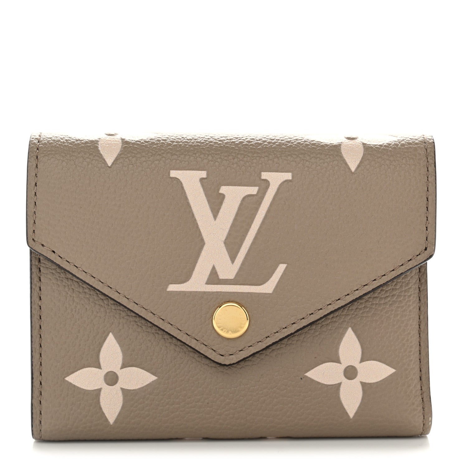 Louis Vuitton Empreinte Monogram Giant Victorine Wallet Tourterelle Creme 1 of 9