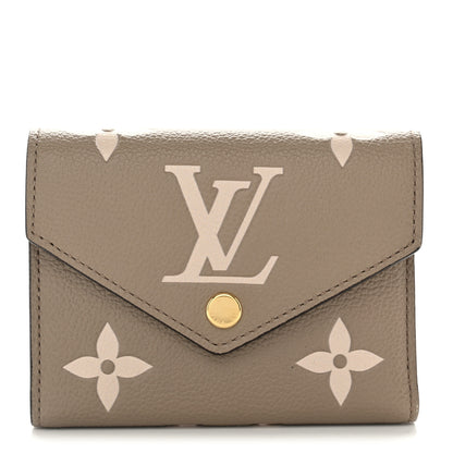 Louis Vuitton Empreinte Monogram Giant Victorine Wallet Tourterelle Creme 1 of 9