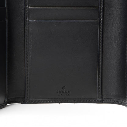 Gucci Calfskin Matelasse GG Marmont Wallet Black 6 of 7
