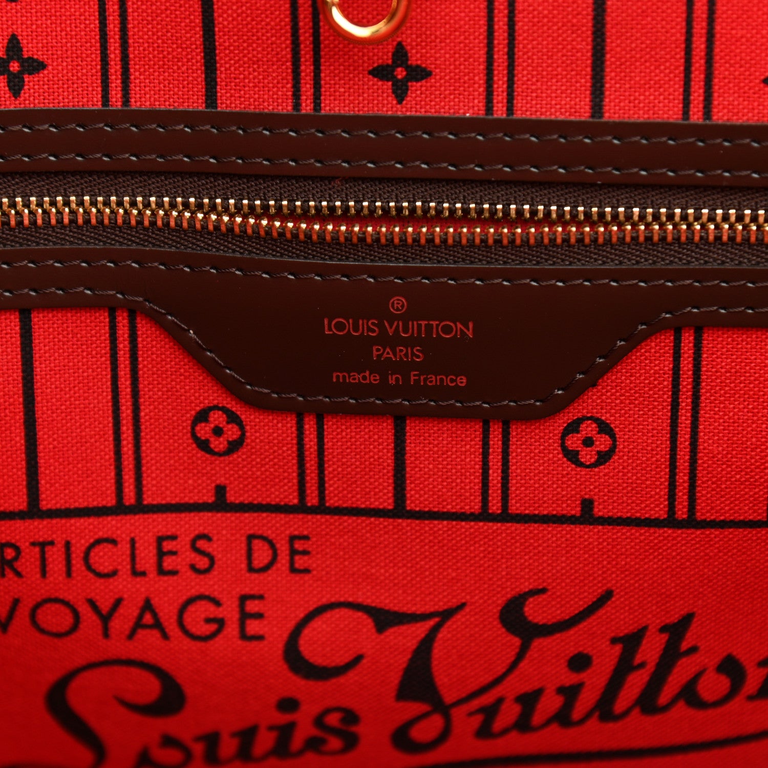Louis Vuitton Damier Ebene Neverfull MM 6 of 15