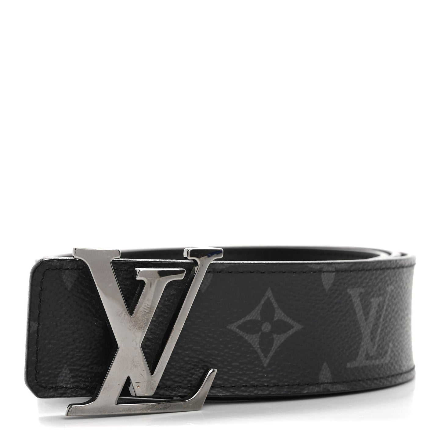 Monogram Eclipse Taigarama 40mm LV Initiales Reversible Belt 90 36 Black