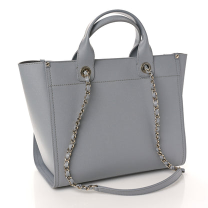 Chanel Caviar Studded Small Deauville Tote Grey 3 of 10