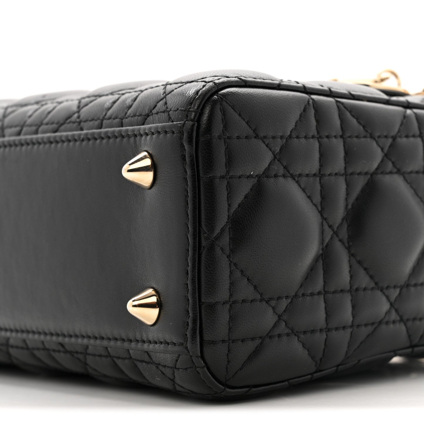 Lambskin Cannage Small My ABCDior Lady Dior Black
