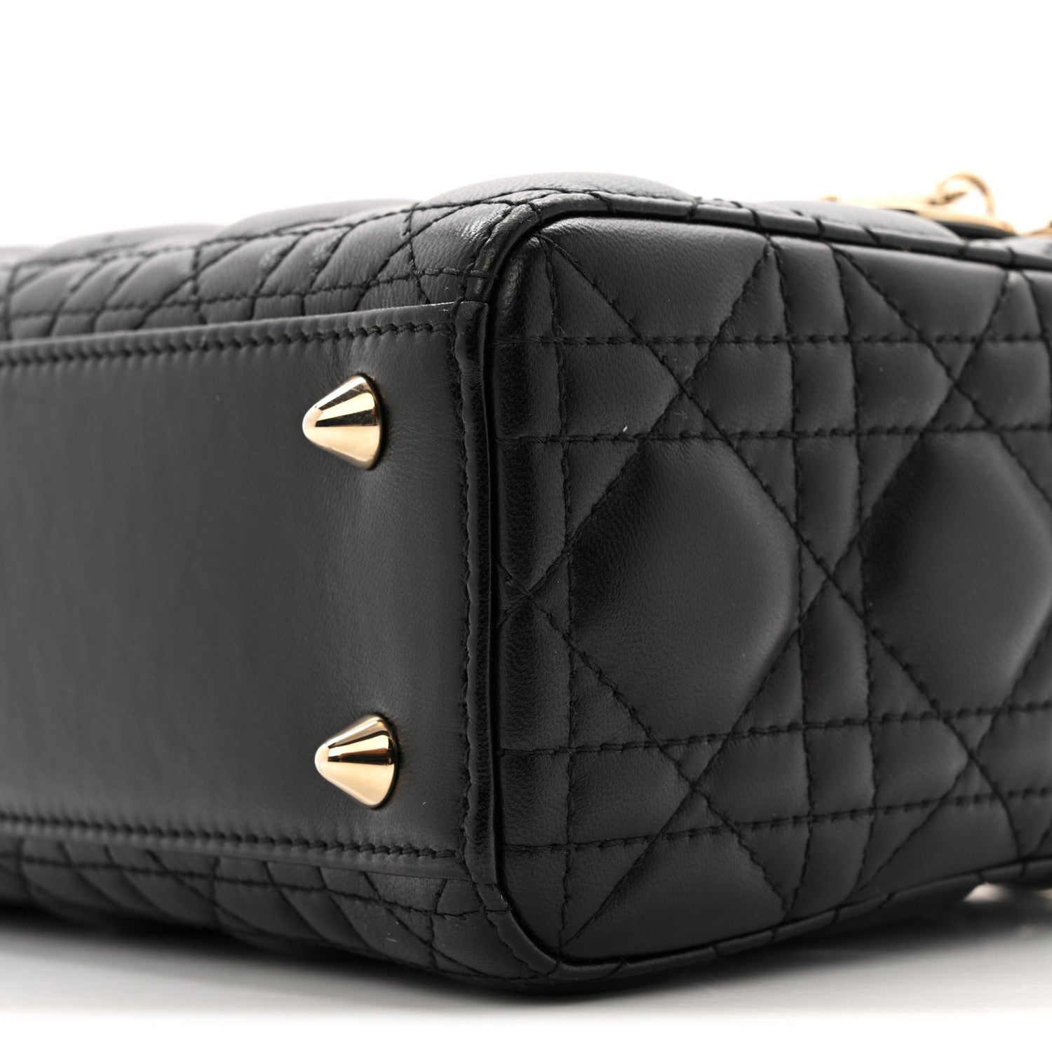 Christian Dior Lambskin Cannage Small My ABCDior Lady Dior Black 10 of 14
