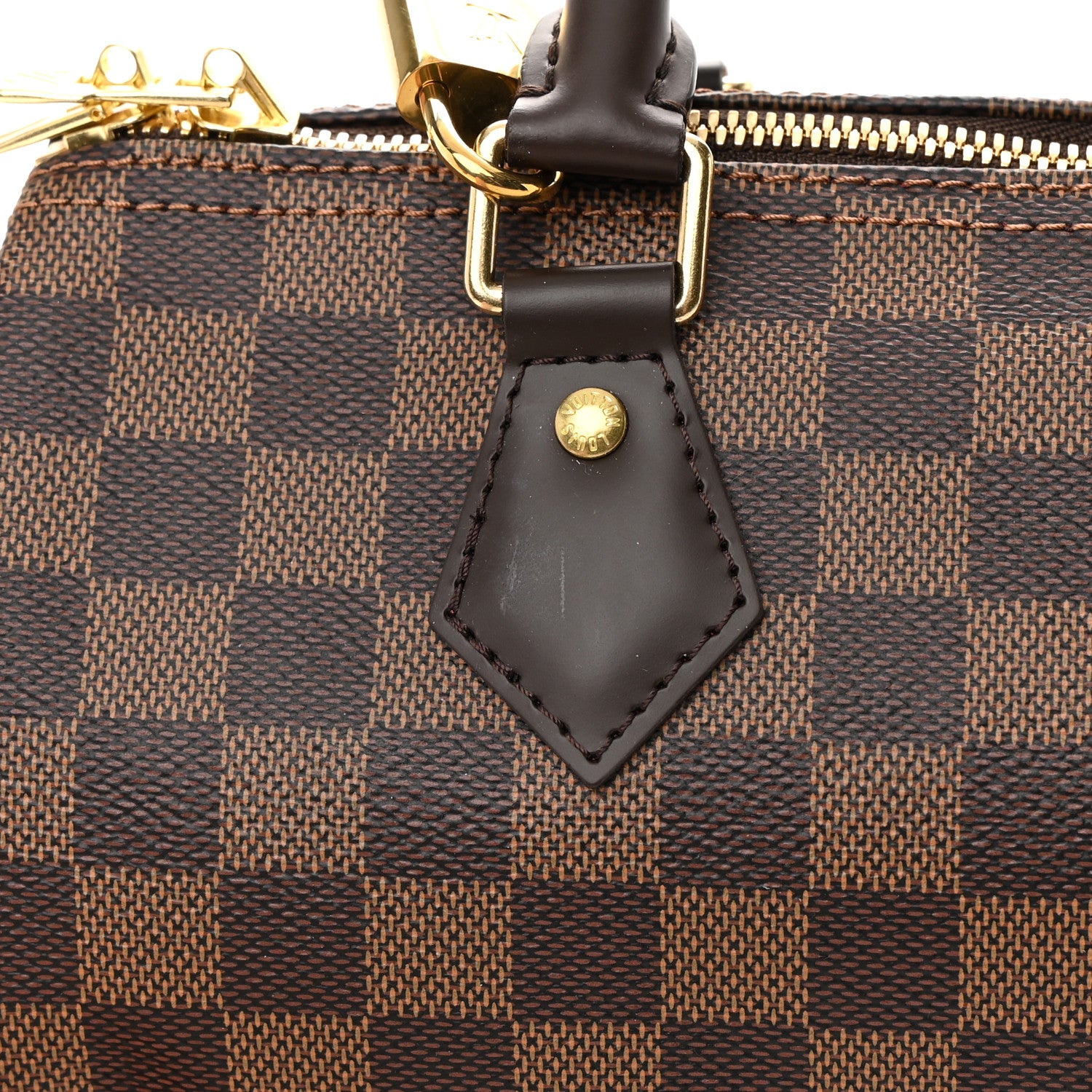 Louis Vuitton Damier Ebene Speedy Bandouliere 25 10 of 12