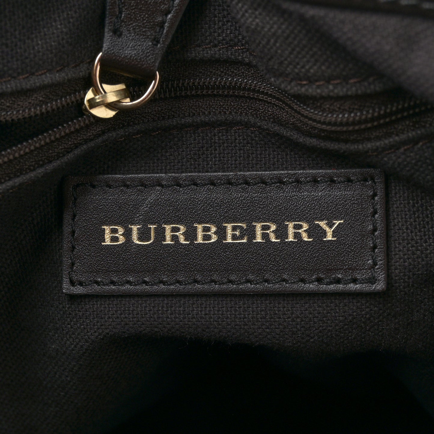 Haymarket Check Medium Golderton Tote Chocolate