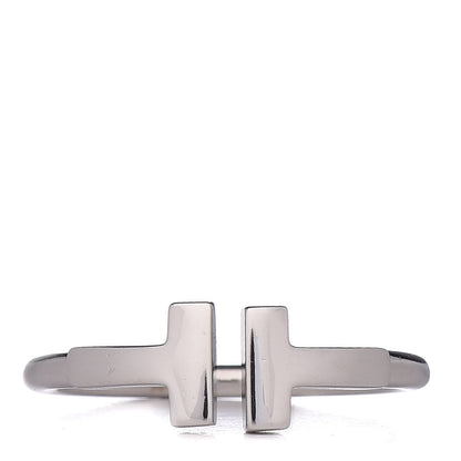 Tiffany 18K White Gold T Wire Ring 48 4.5 1 of 5