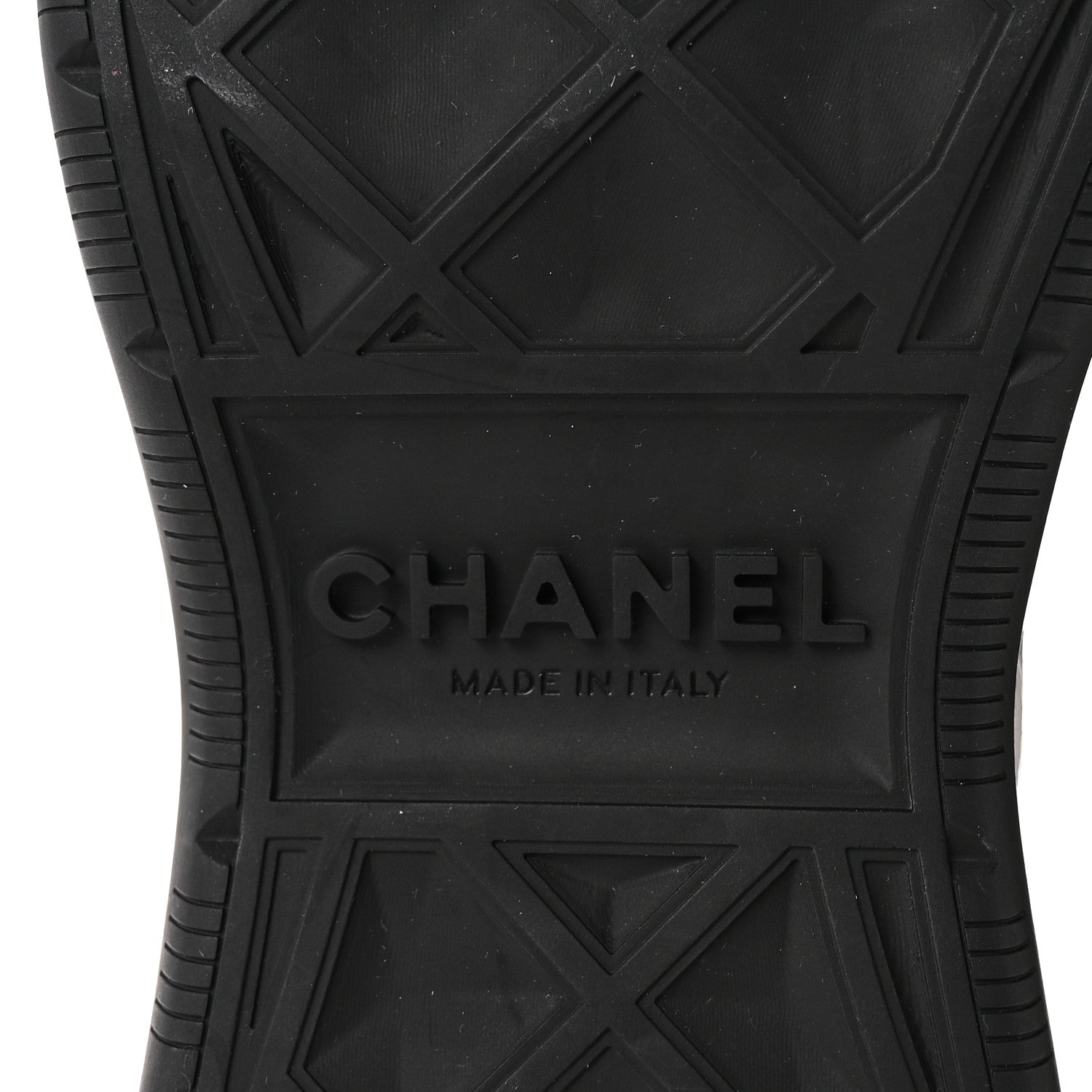 Chanel Suede Calfskin Nylon Grosgrain CC Sneakers 37 Dark Purple 8 of 11