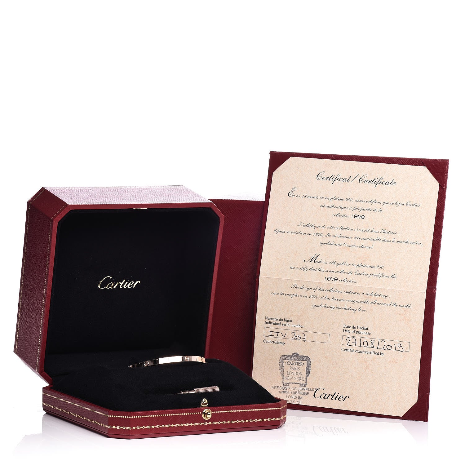 Cartier 18K Pink Gold Small LOVE Bracelet 15 5 of 5