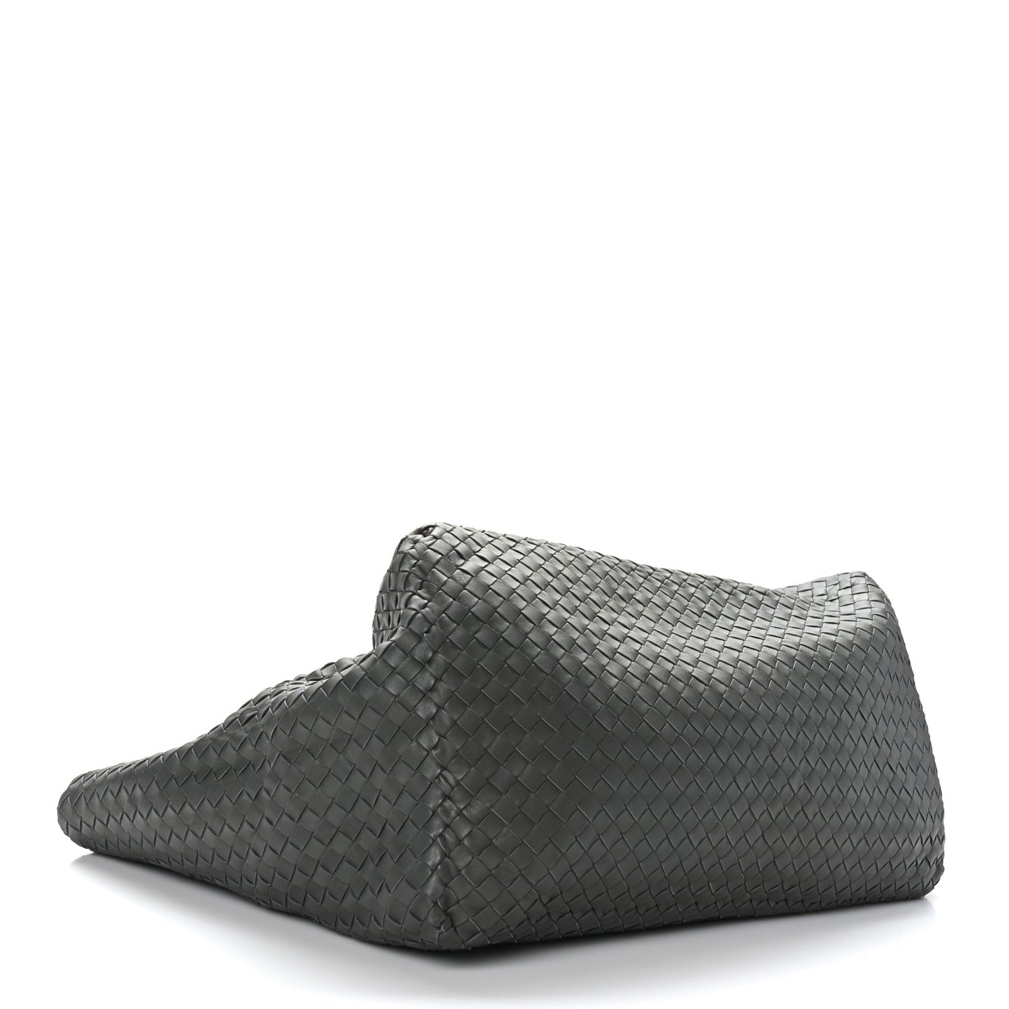 Nappa Intrecciato Medium Seamless Tote Light Grey