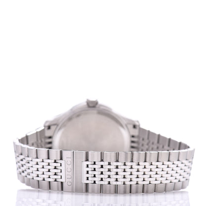 Gucci Stainless Steel Diamond 38mm G-Timeless Quartz Watch Black 3 of 5