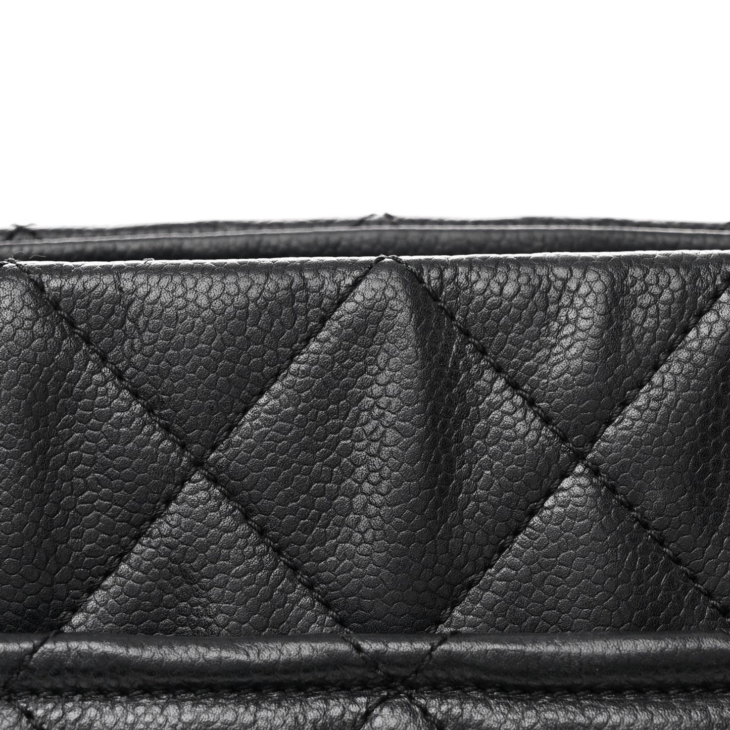 Caviar Quilted Timeless CC Soft Tote Black