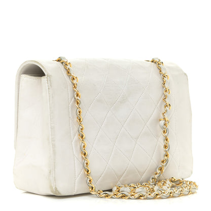 Chanel Lambskin Quilted Medium Single Flap White 2 of 23