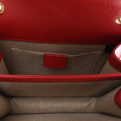 Gucci Dollar Calfskin Small Interlocking G Shoulder Bag Sun Orange 5 of 11