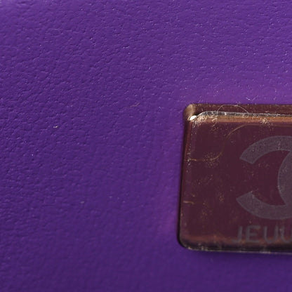 Chanel Lambskin Quilted Afternoon Tea Top Handle Vanity With Chain Purple 7 of 10