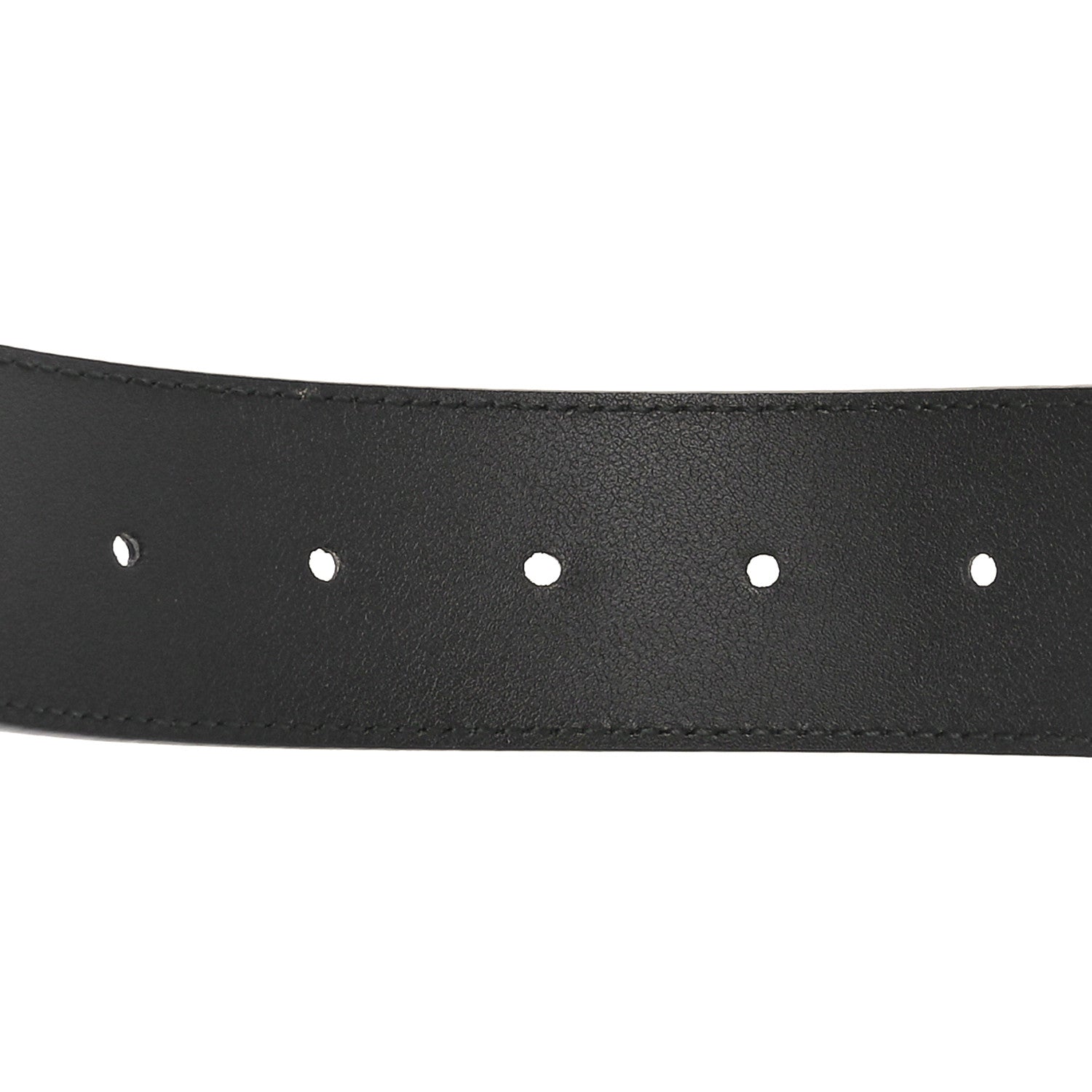 Gucci Calfskin Double G 30mm Belt 80 32 Black 4 of 5