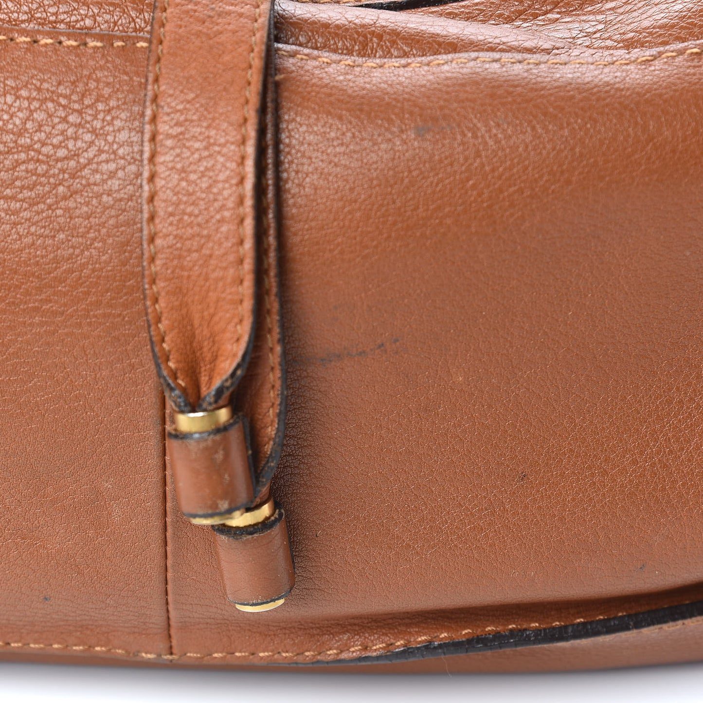 Calfskin Medium Marcie Satchel Tan