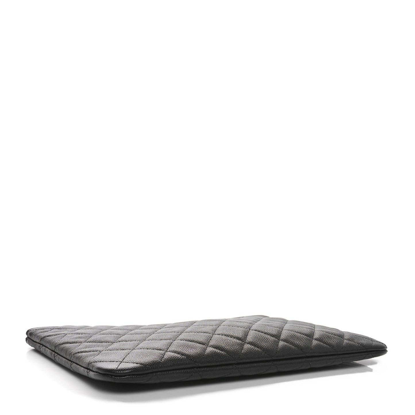 Caviar Quilted Medium Cosmetic Case Black