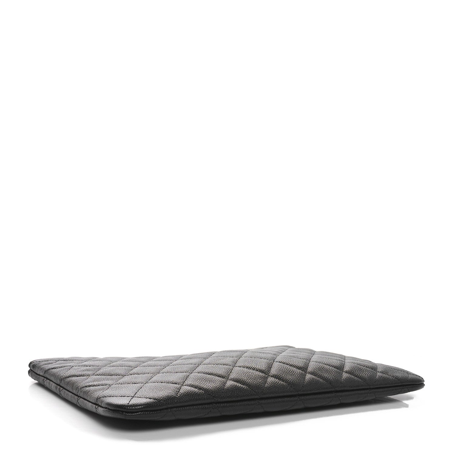 Chanel Caviar Quilted Medium Cosmetic Case Black 4 of 10