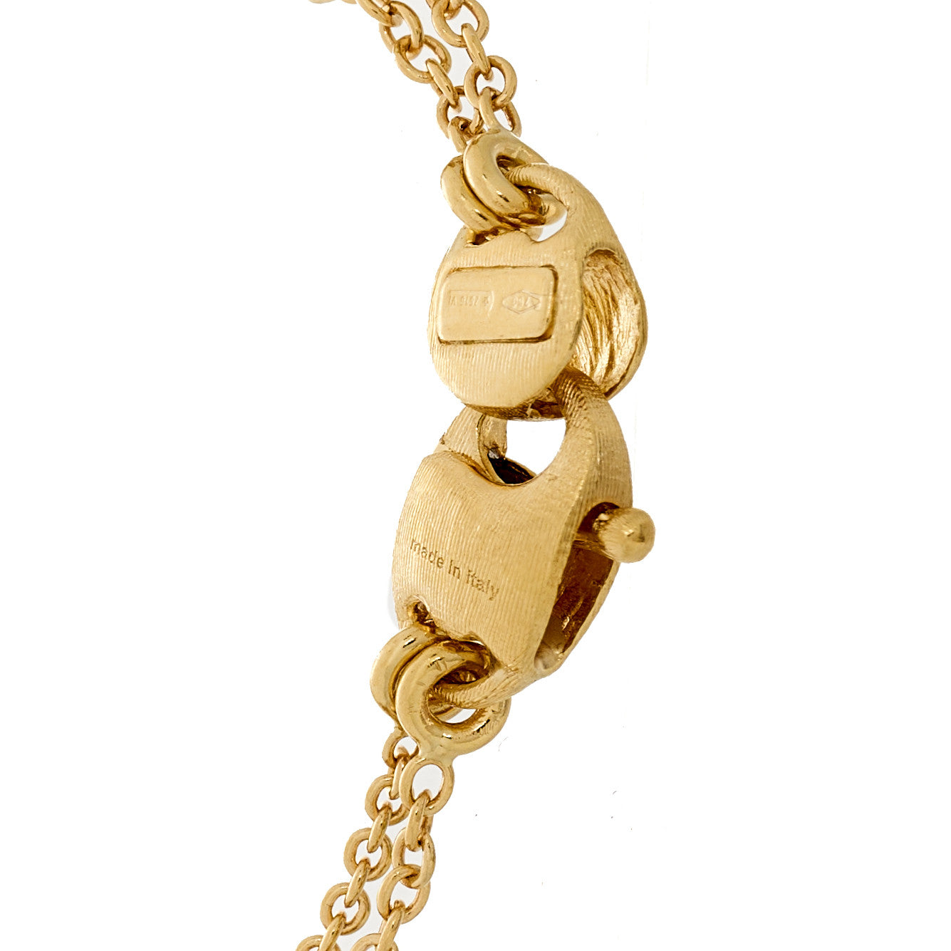 18K Yellow Gold Multi Gemstone Paradise Double Strand Bracelet