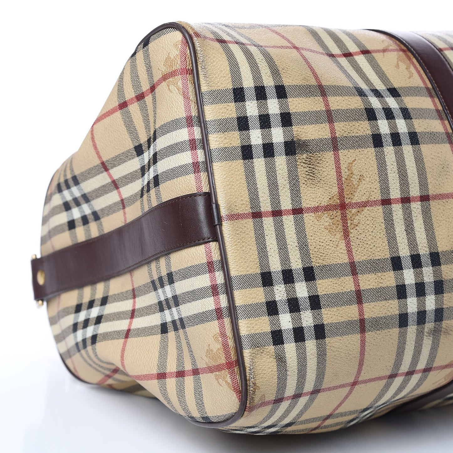 Haymarket Check Duffle Bag Brown