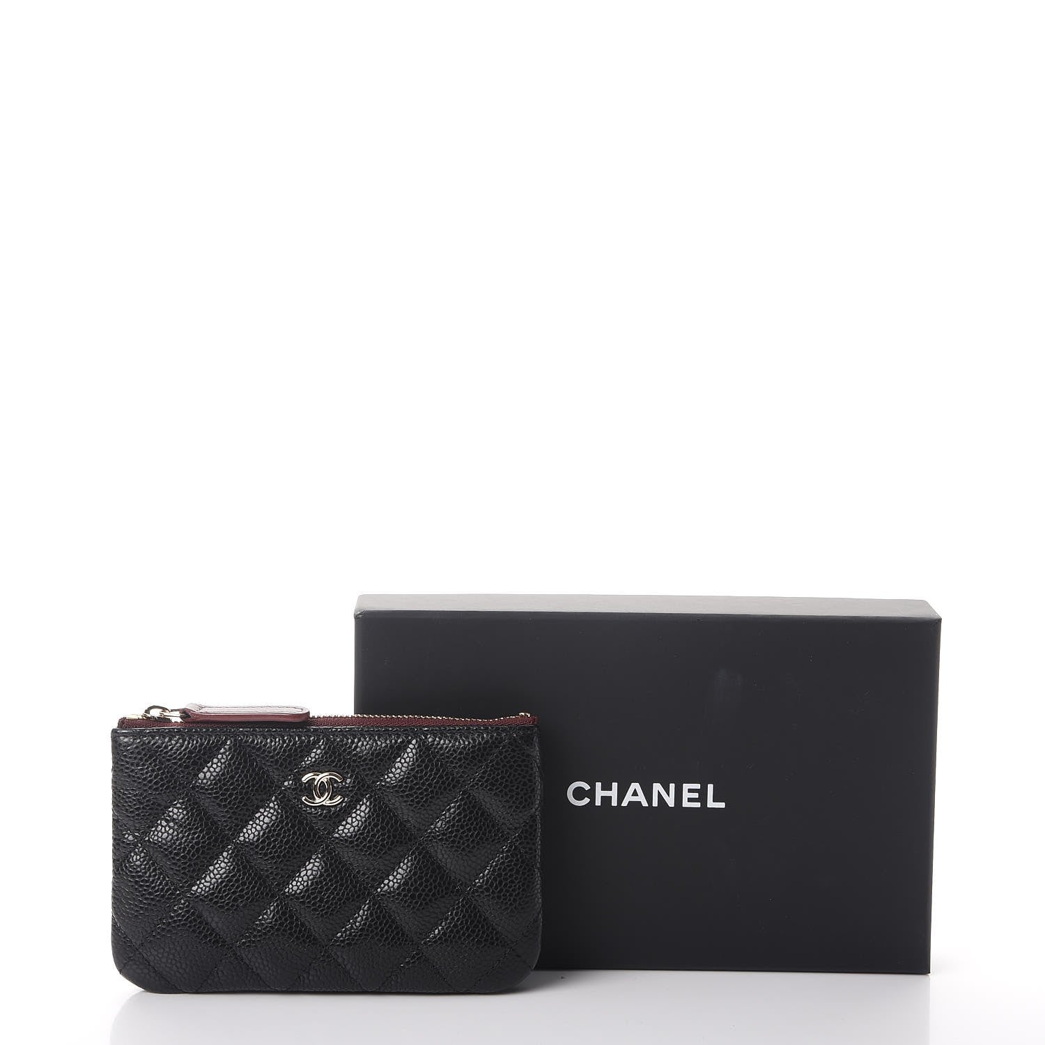 Chanel Caviar Quilted Small Cosmetic Case Black 8 of 8