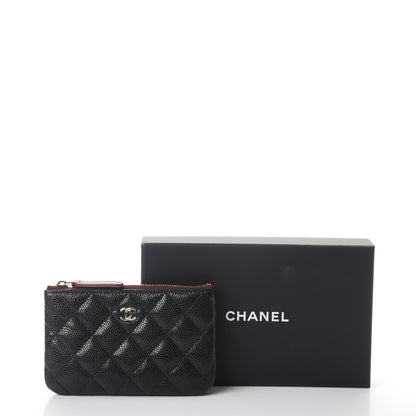 Chanel Caviar Quilted Small Cosmetic Case Black 8 of 8