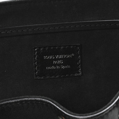 Louis Vuitton Lambskin Monogram Montsouris Vibe PM Black 6 of 9