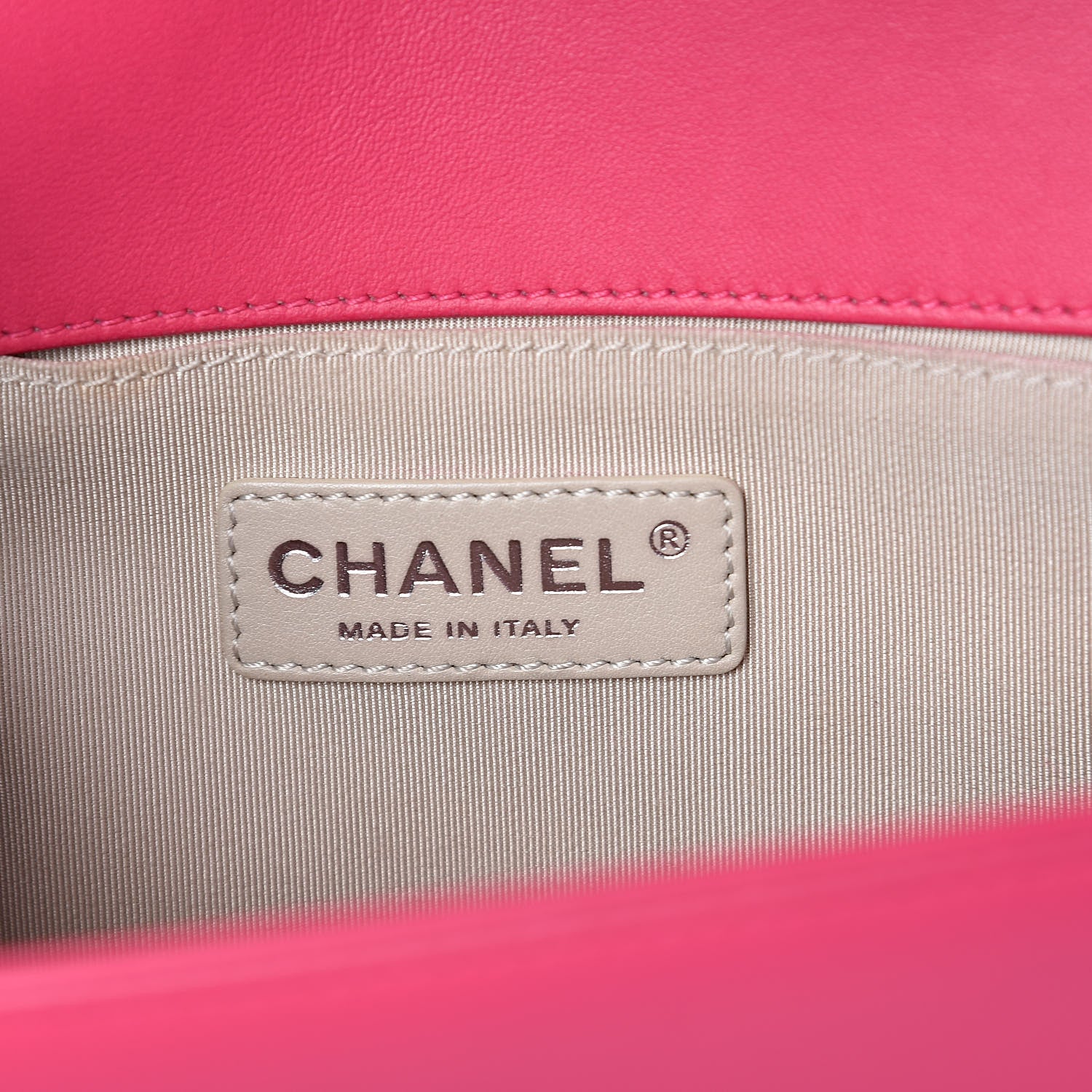Chanel Lambskin Quilted Medium Boy Flap Dark Pink 6 of 10
