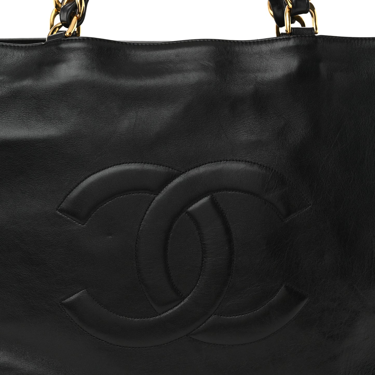 Lambskin CC Tote Black