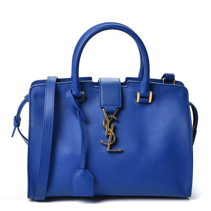 Saint Laurent Calfskin Monogram Baby Cabas Blue Majorelle 1 of 9