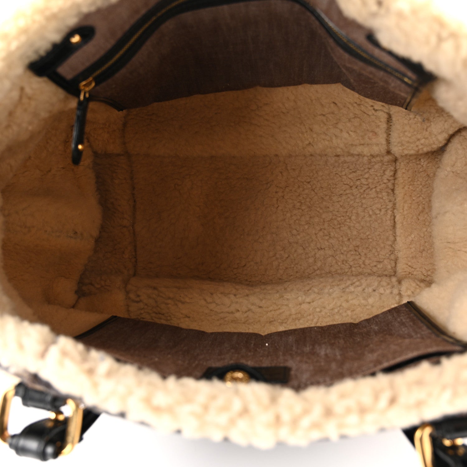 Louis Vuitton Patent Monogram Shearling Sac Thunder 4 of 10