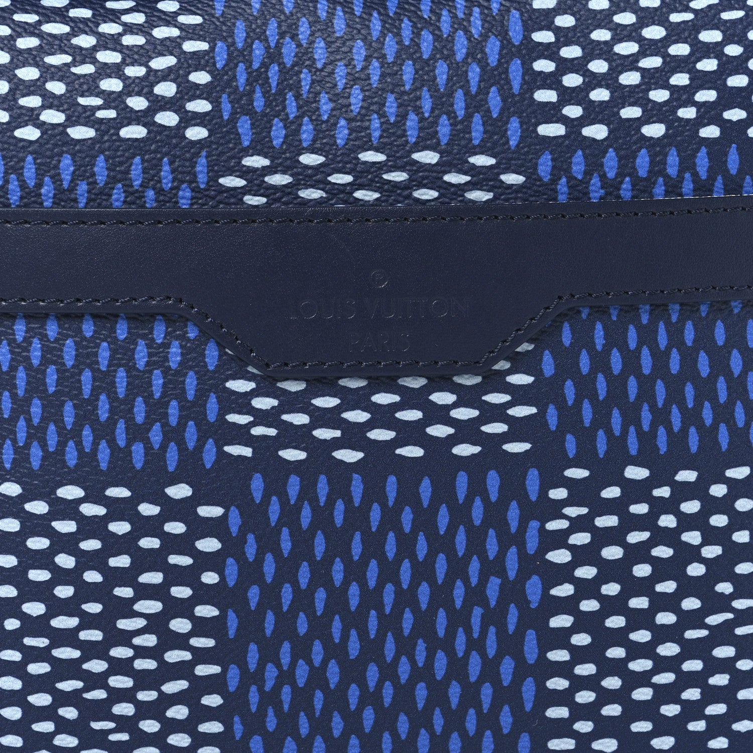 Louis Vuitton Damier Heritage Trio Messenger Blue 8 of 10