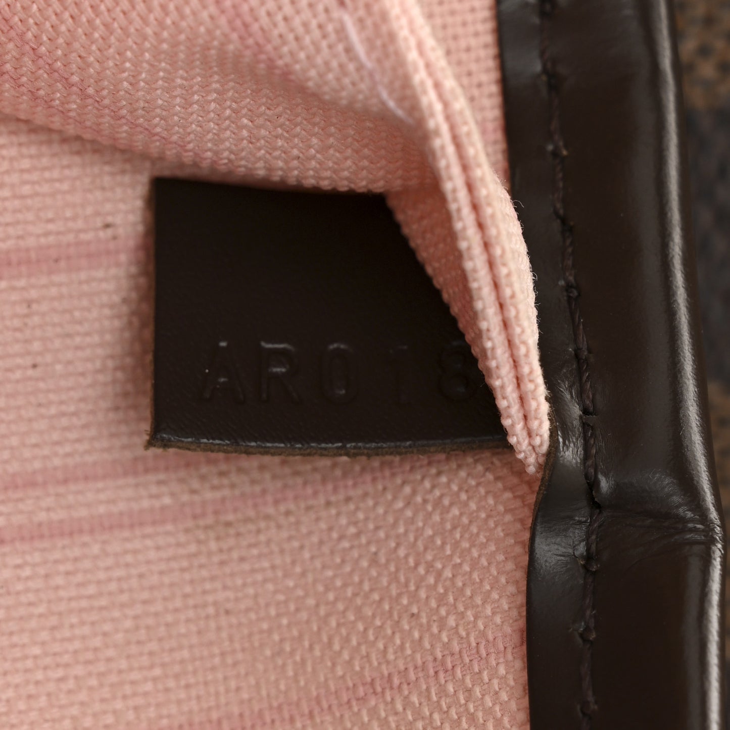 Damier Ebene Neo Neverfull MM Rose Ballerine