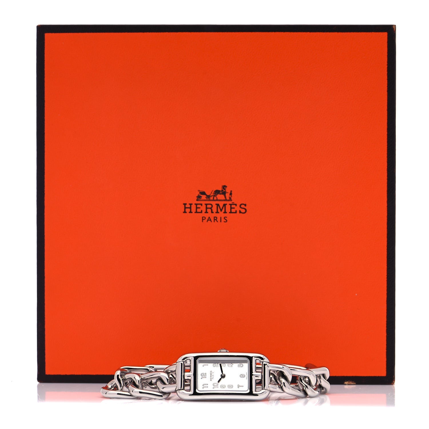 Hermes Stainless Steel 17mm Nantucket Quartz Watch 5 of 5