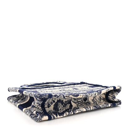 Christian Dior Canvas Embroidered Mini Toile De Jouy Book Tote Blue 4 of 10