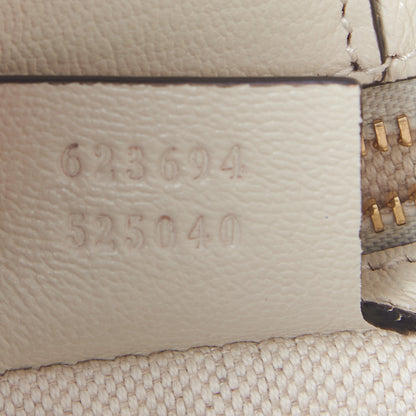 Gucci Monogram New Sakai Calfskin Lux Horsebit 1955 Tote Beige Ebony Mystic White 6 of 8