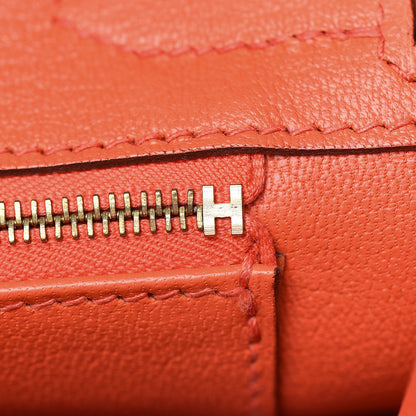 Hermes Togo Birkin 30 Orange Poppy 20 of 37