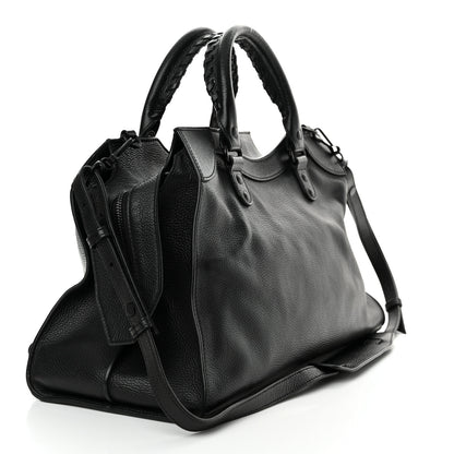 Balenciaga Grained Calfskin Black Hardware Neo Classic City Black 3 of 20