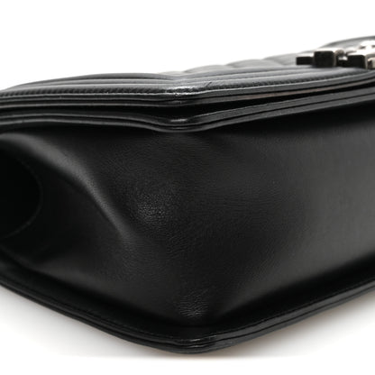 Chanel Lambskin Quilted Medium Boy Flap Black 9 of 10