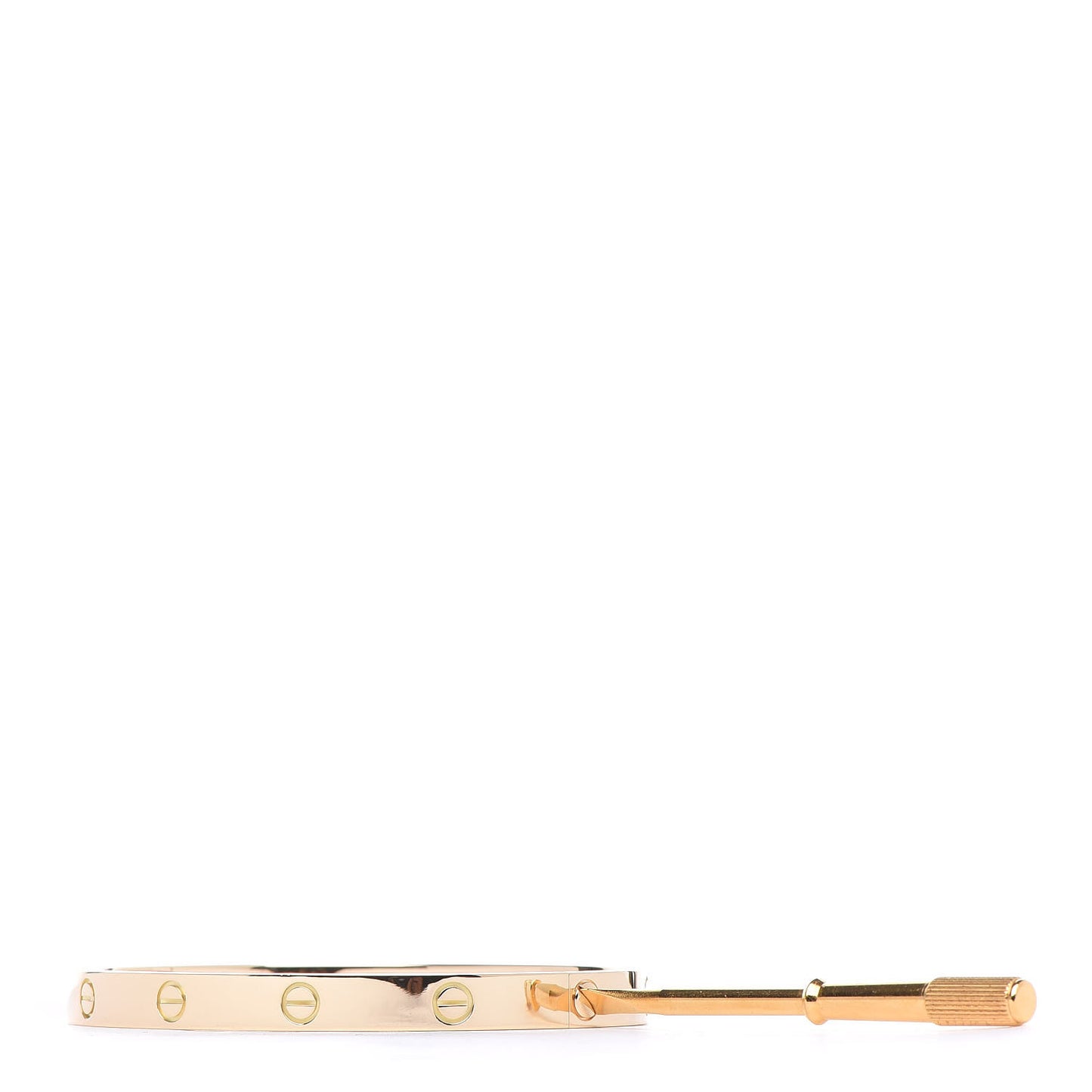 18K Yellow Gold LOVE Bracelet 19
