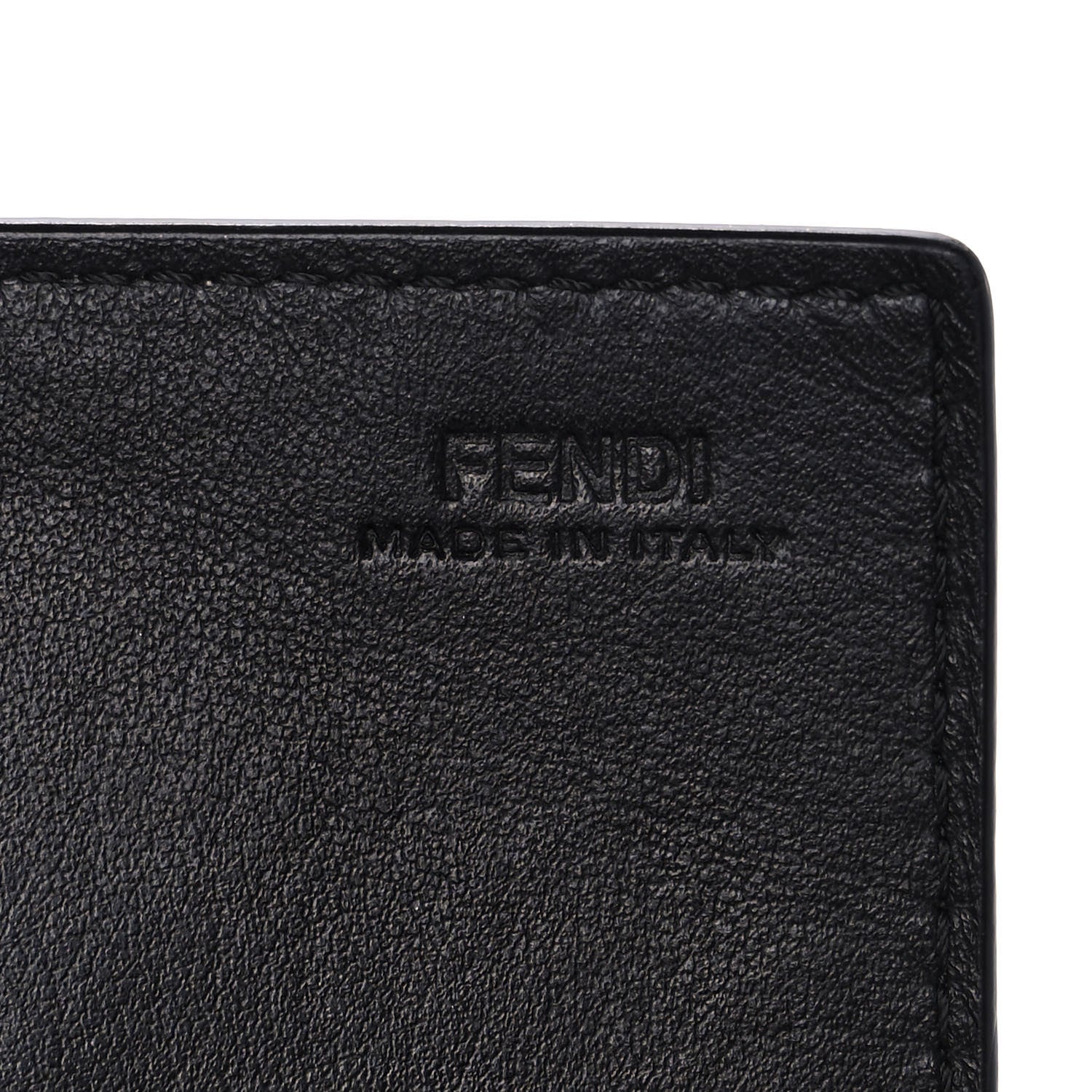 Fendi Vitello Liberty Century Lucido By The Way Continental Wallet On Chain Black 7 of 12