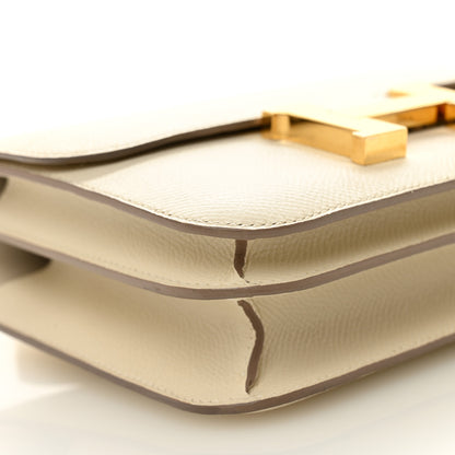 Hermes Epsom Constance 18 Craie 9 of 10