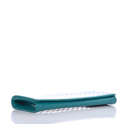 Gucci Patent Microguccissima Small Broadway Clutch Deep Cobalt 4 of 7