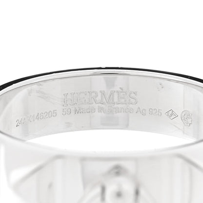Hermes Sterling Silver PM Collier De Chien Ring 59 8.75 4 of 5