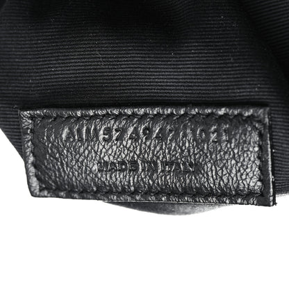 Saint Laurent Calfskin Y Quilted Monogram Monochrome Large Loulou Chain Satchel Black 9 of 12