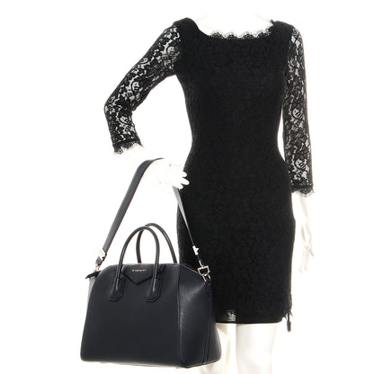 Givenchy Sugar Goatskin Medium Antigona Navy 2 of 11
