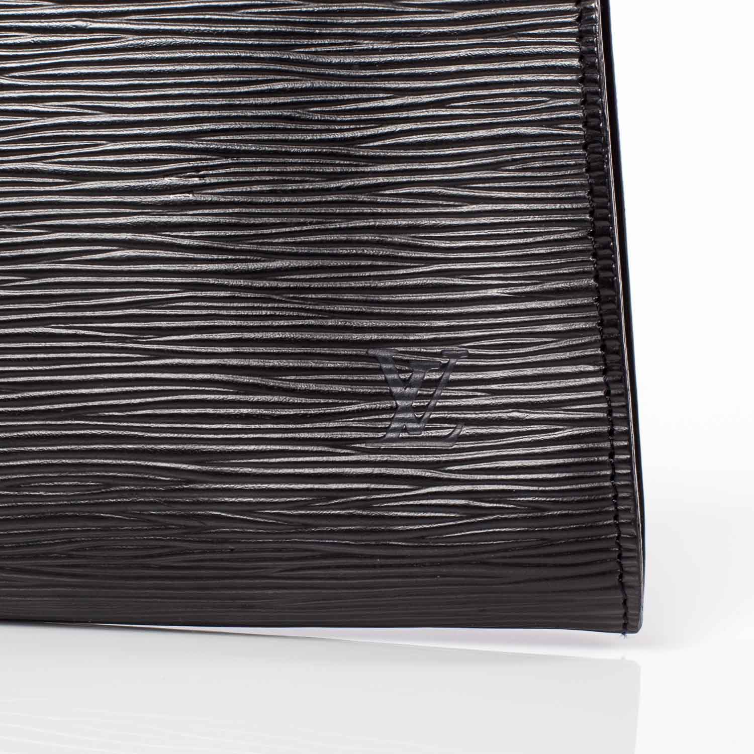 Louis Vuitton Epi Pochette Accessories 24 Black 4 of 9