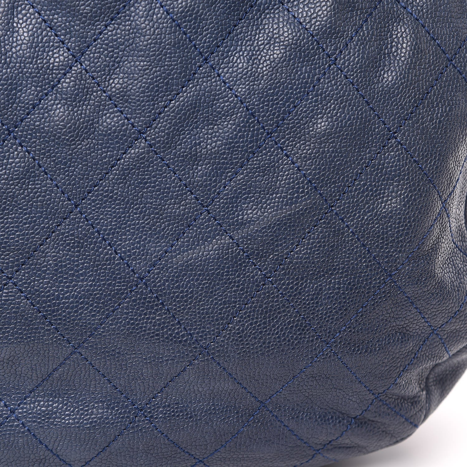 Chanel Caviar Quilted Simply CC Hobo Blue 15 of 18