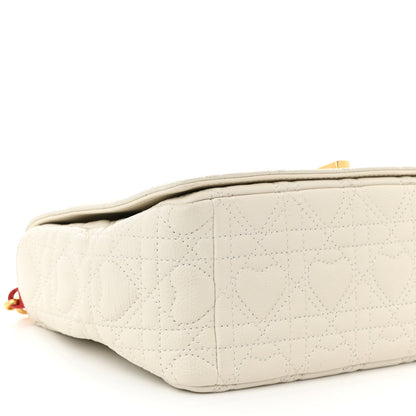 Christian Dior Calfskin Cannage Dioramour Medium Caro Bag Latte 9 of 10